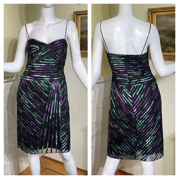 Cache Sexy Bandage Multicolour Cocktail Dress - Picture 1 of 13